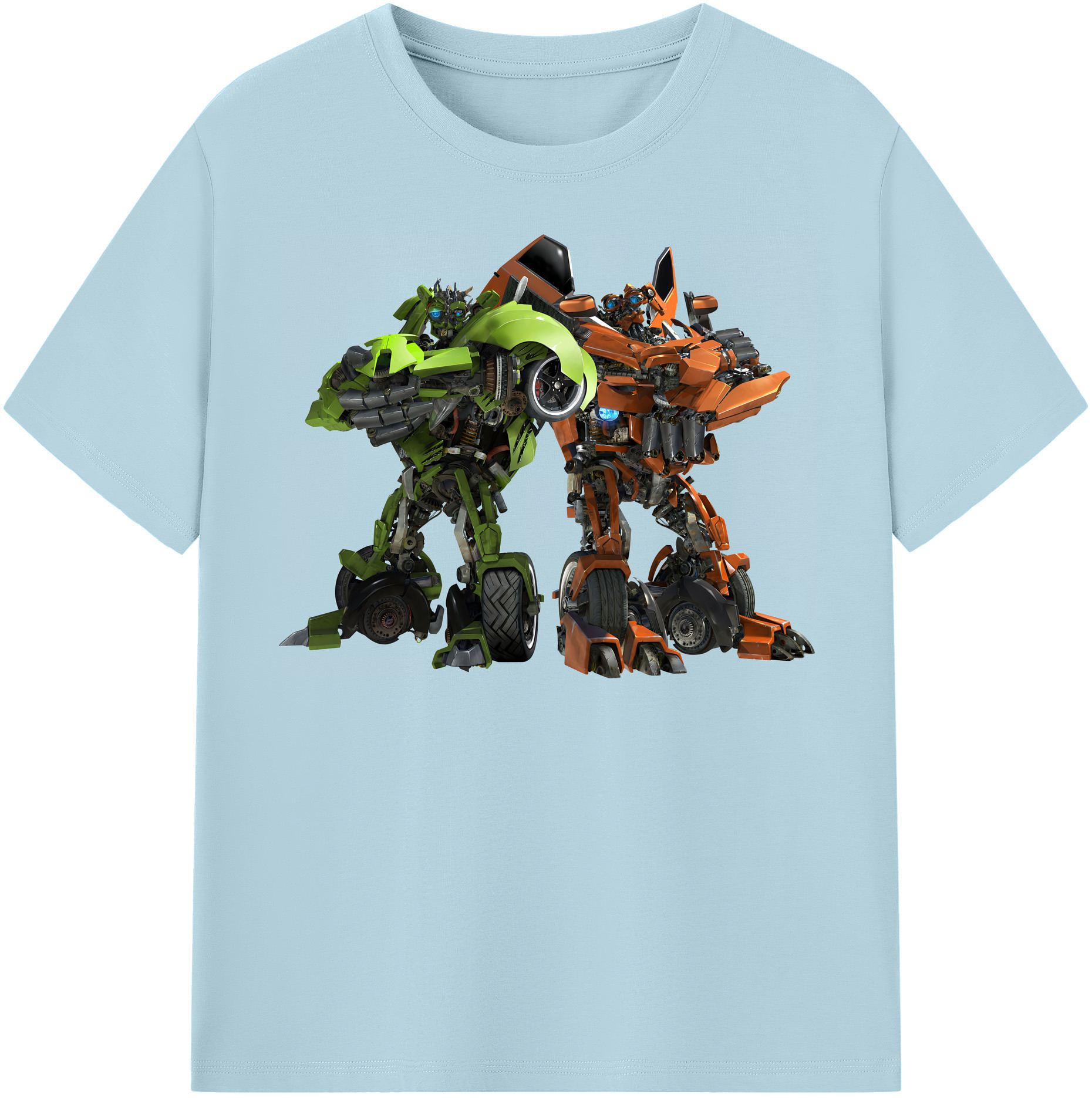 （画像用） Transformers トランスフォーマー 綿100％半袖Tシャツ（フロントプリント）